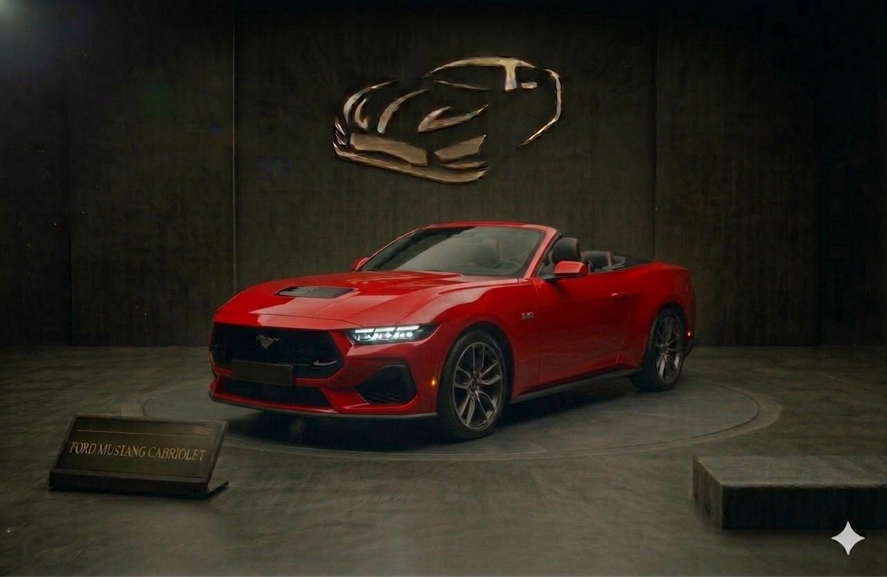 Ford Mustang Cabriolet huren Ibiza — Amerikaanse muscle car cabrio