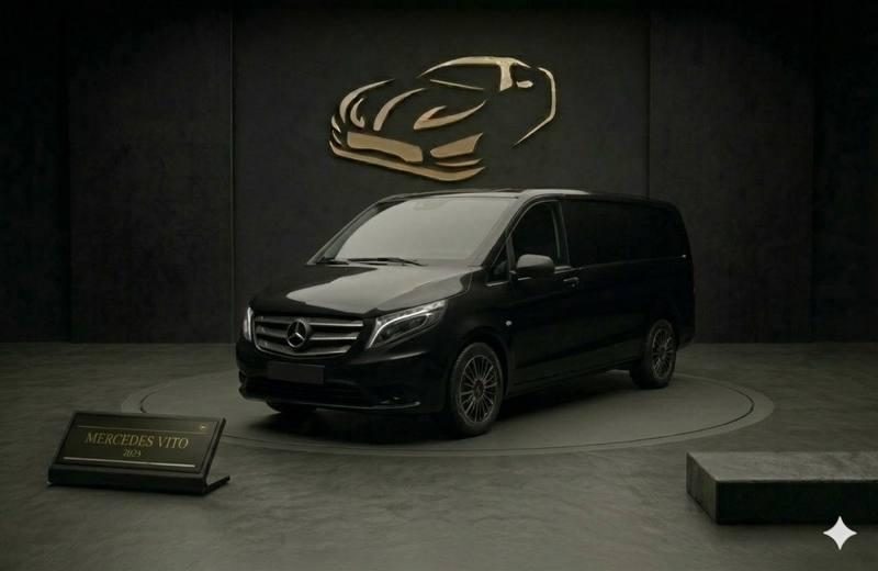 Mercedes Vito huren Ibiza — groepstransfer 9 zitplaatsen